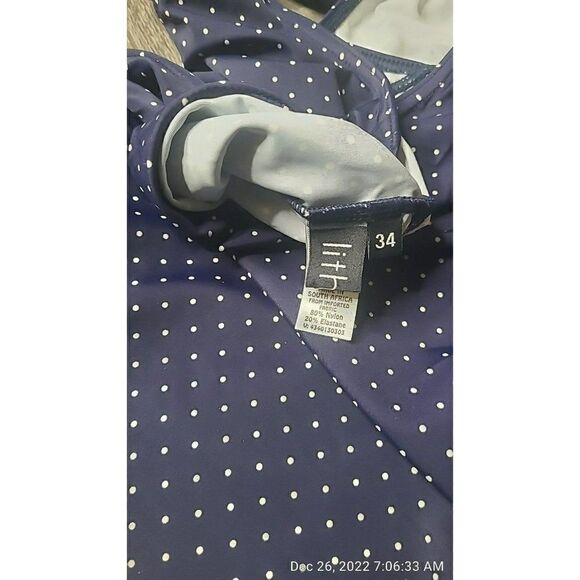NWT Lithe 2pc Polkadot Haulter Tankini 34/32 Women's Size Small - Picture 6 of 6